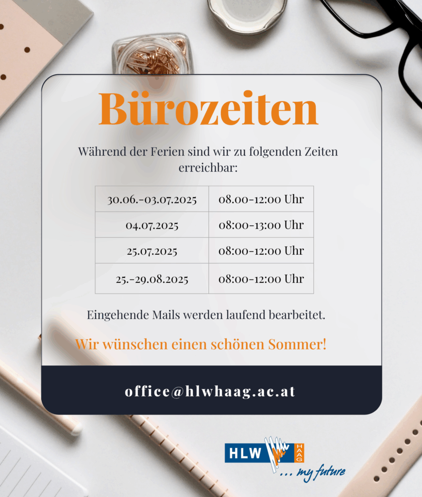 Ferienbürozeiten