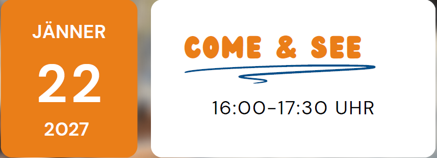 come and see schulinfoveranstaltung